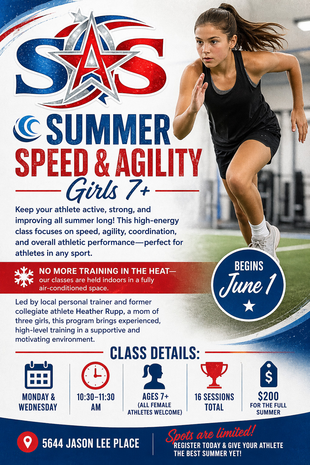 Summer Speed & Agility for Girls 7+